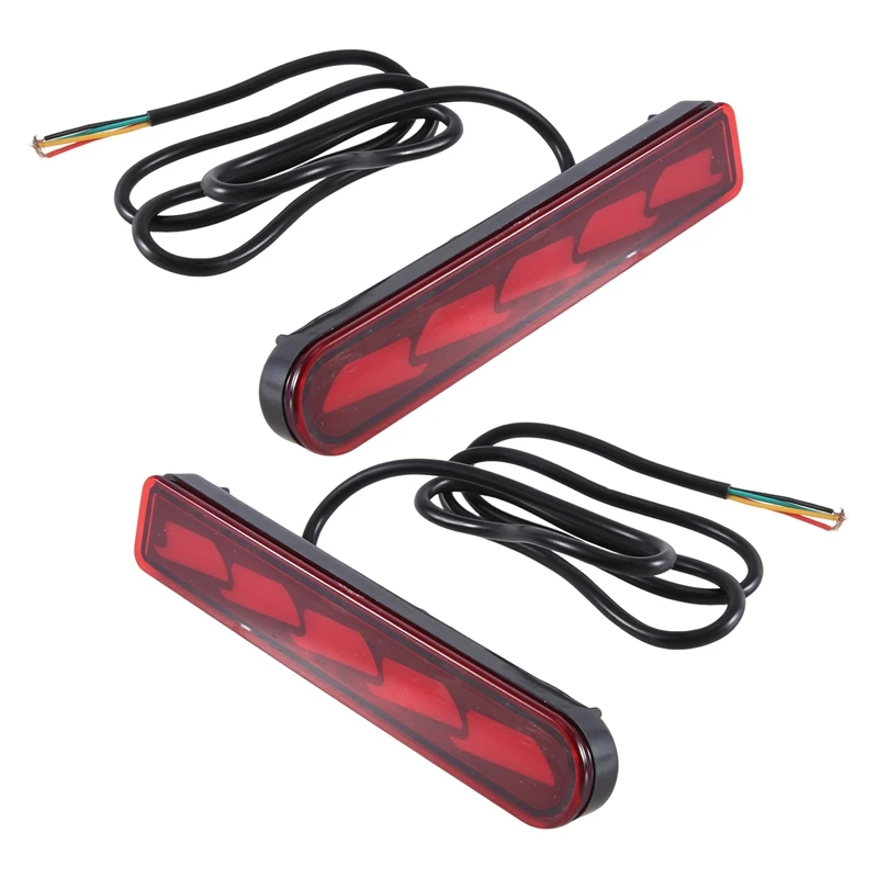 Car Rear Bumper Light For Toyota FJ Cruiser 2007-2017 US Version Reflector Turn Signal Light Stop Brake Lamp Red