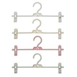 Clothes Hanger Closet Organizer Space Saving Hanger Baby Clothing Bra Trousers Rack Plastic Clothes Rack Drying Storage Clip