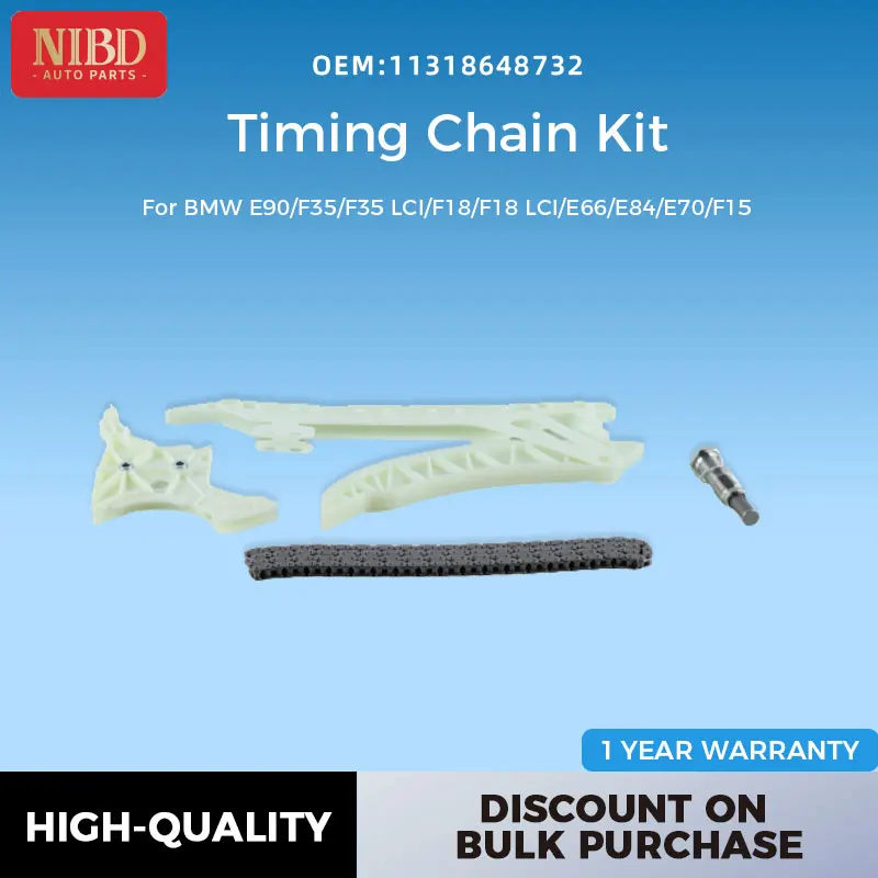 

1set Engine Timing Chain Variable Valve Timing Sprocket Kit Replace 11318648732 for BMW F30 F23 F22 228i 328i 428i X3 2.0L 3.0L