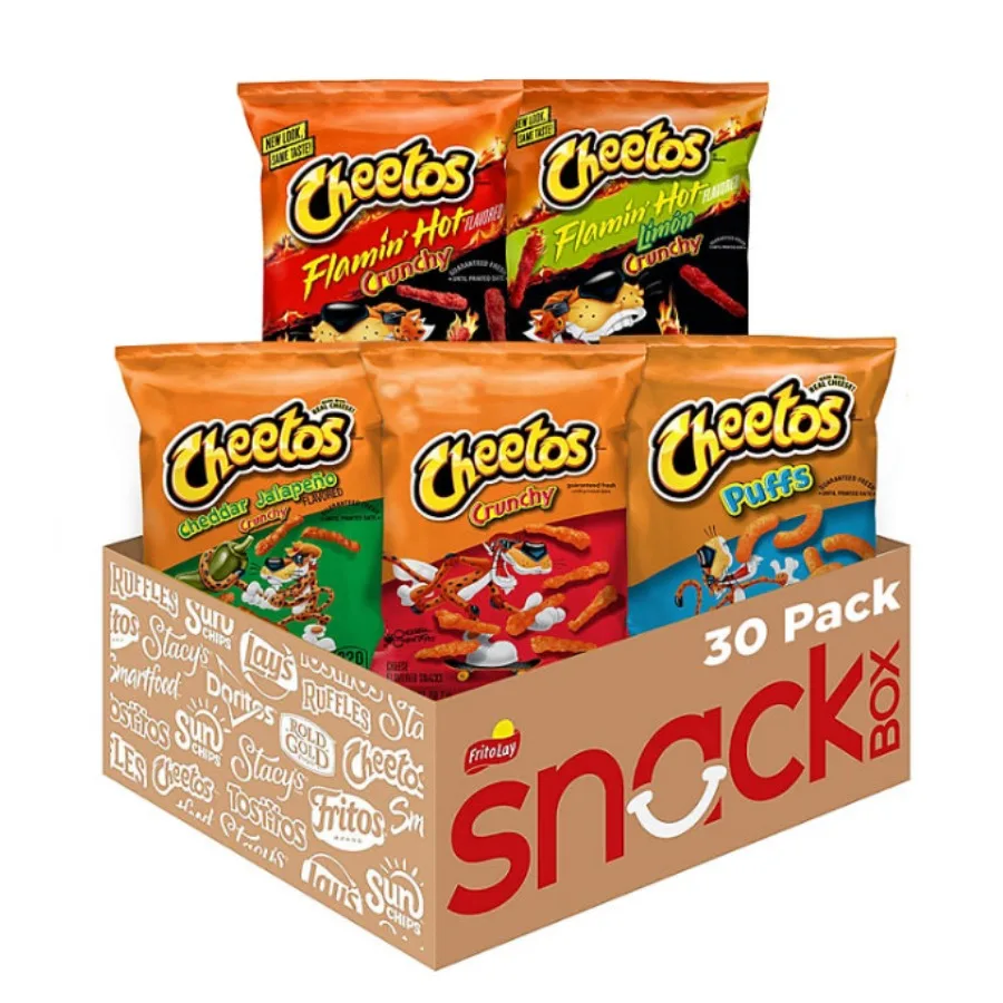 

Cheetos Variety Pack Cheese Flavored Snack Mix 30 pk.
