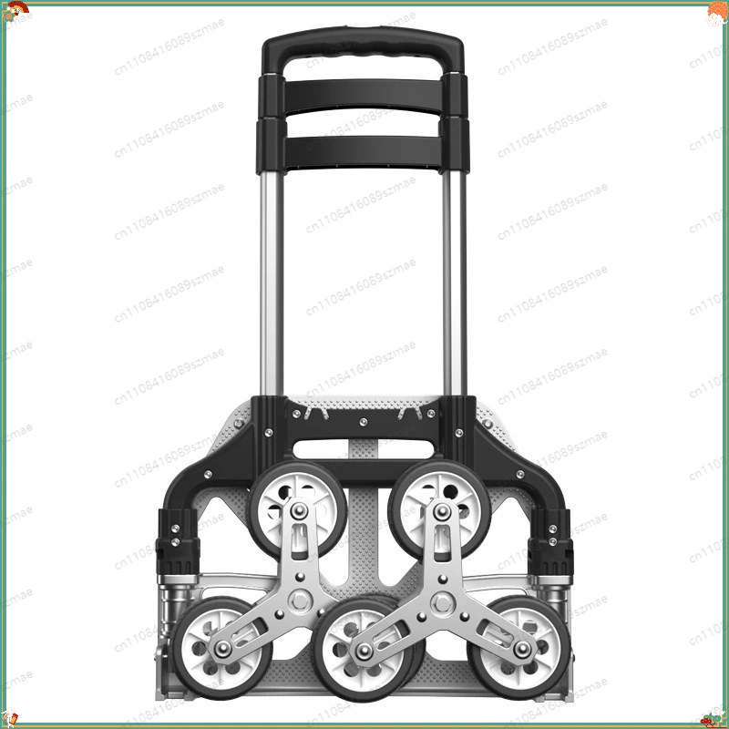 

Foldable Stair Climbing Hand Truck, Specially Designed for Elderly, Collapsible Pull Rod Trolley for Home & Travel Use