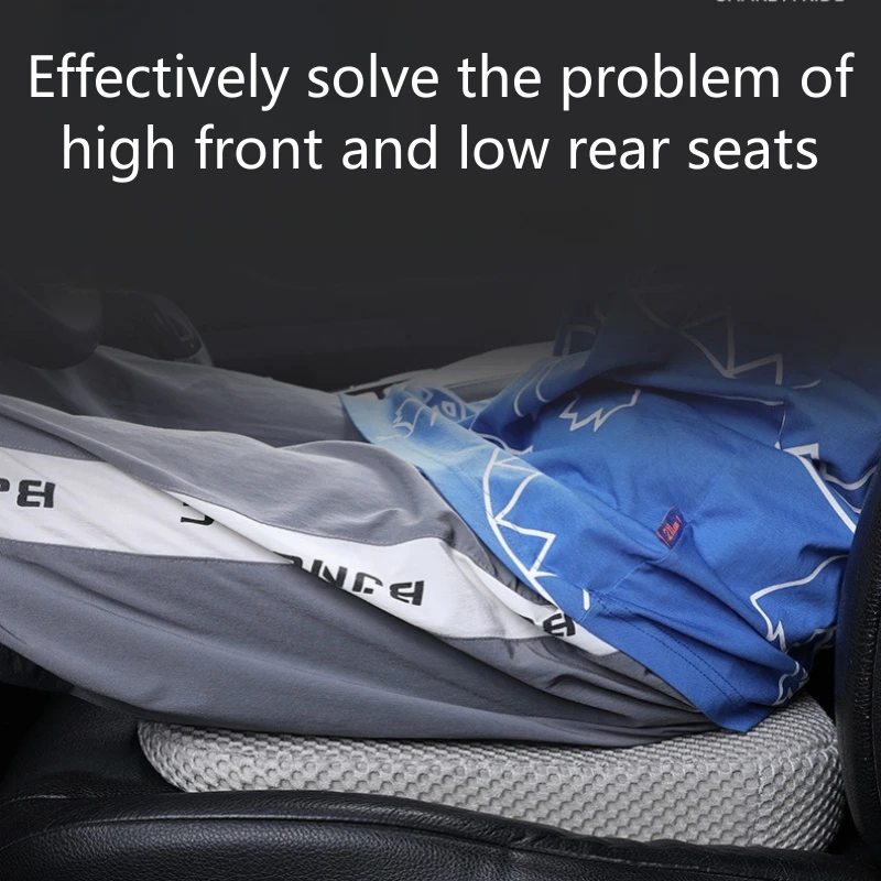 Car Seat Booster Cushion Honeycomb Memory Cotton Car Seat Cushion Car Simple Breathable 3D Mesh Thickened Sedentary Seat Cushion image 3