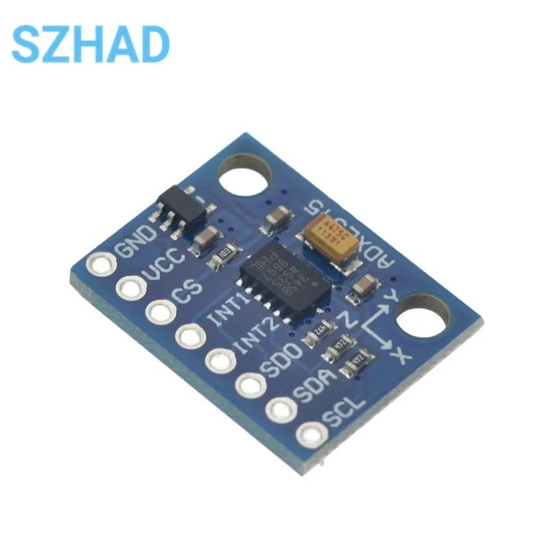 Y-291 ADXL345 3-Axis cyfrowy czujnik grawitacyjny moduł przyspieszenia IIC/SPI moduł transmitujący nachylenia czujnika do Arduino