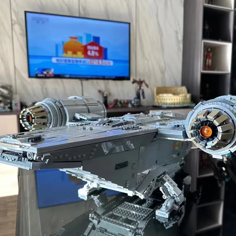 6187 قطعة مكعبات بناء كريست الحلاقة نموذج الطوب المركبة الفضائية لعب للأولاد هدايا عيد الميلاد ﻿ الديكور