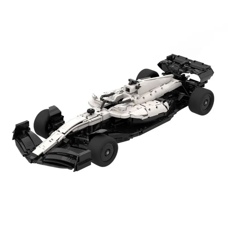 

Custom Moc-216550 Racing Car 1:8 Scale With Fake V6 Engine (3417pcs)