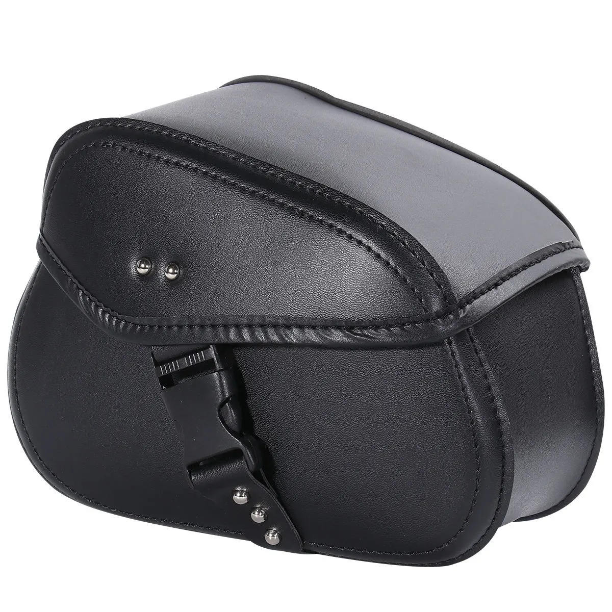 

1Pair Motorcycle Hanging PU Waterproof Saddlebag Large Capacity Weatherproof Storage Bag for Outdoor Tools Bottle Phone