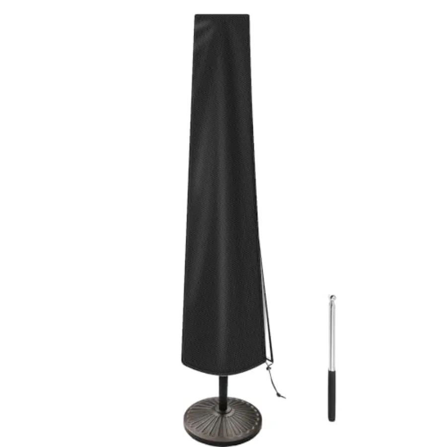 

Patio Umbrella Cover Outdoor Umbrella Cover with Rod Waterproof Durable 420D Polyester Fabric Patio Parasol Umbrella Cover for