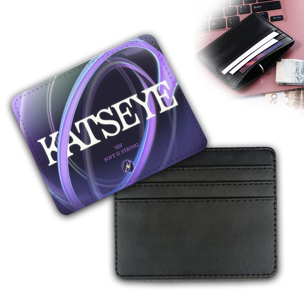 Kpob girl Purses Ultra Thin Mini Bank Credit Card Holder Wallet K-KATSEYEs Women Small Coin Cards Cover Pouch Case Bag Wallet