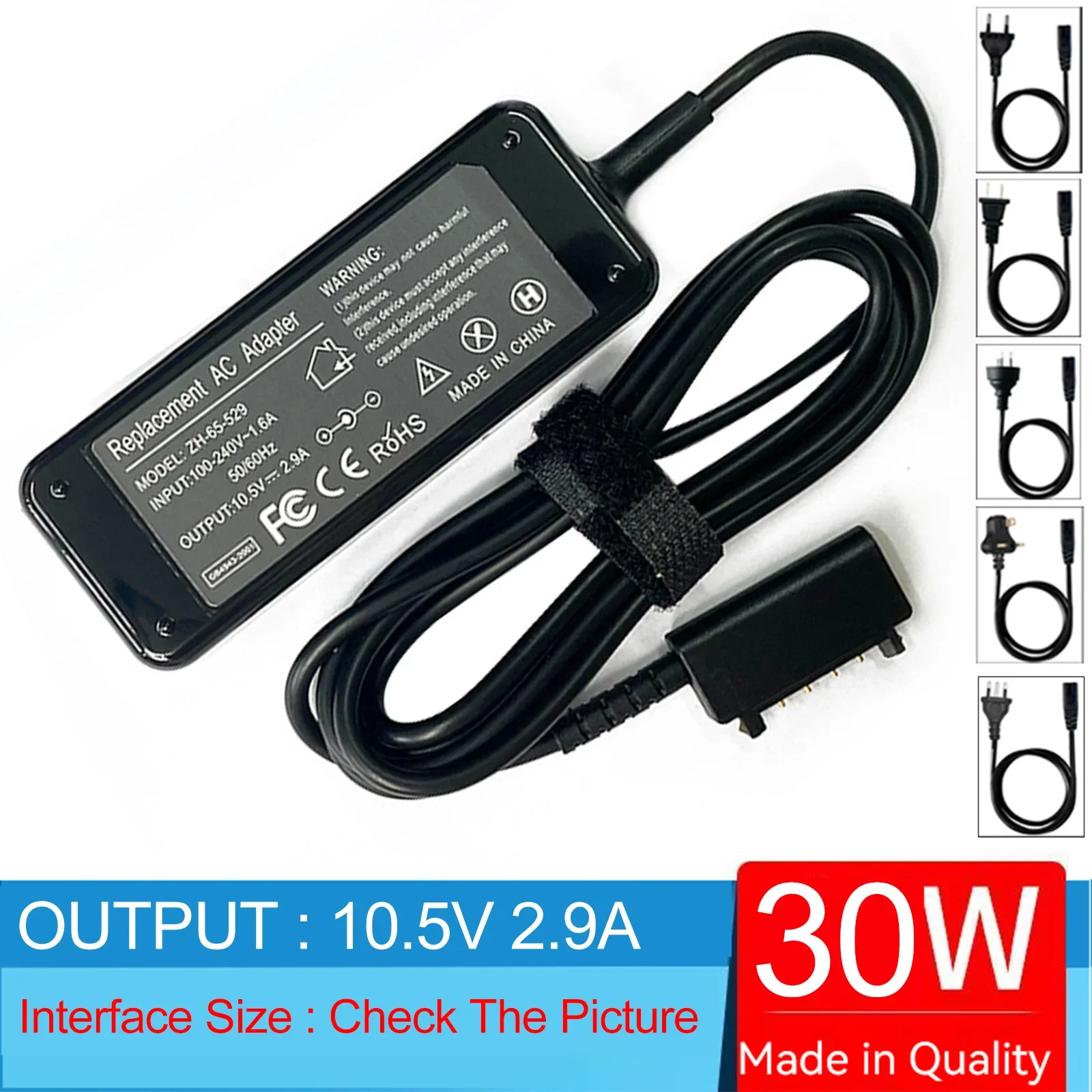 

10.5V 2.9A 30W Laptop Ac Adapter Charger For Sony Xperia Tablet S SGPT113SE/S SGPT114RU/S SGPT112MX/S SGPT113AU SGPT111AT/S