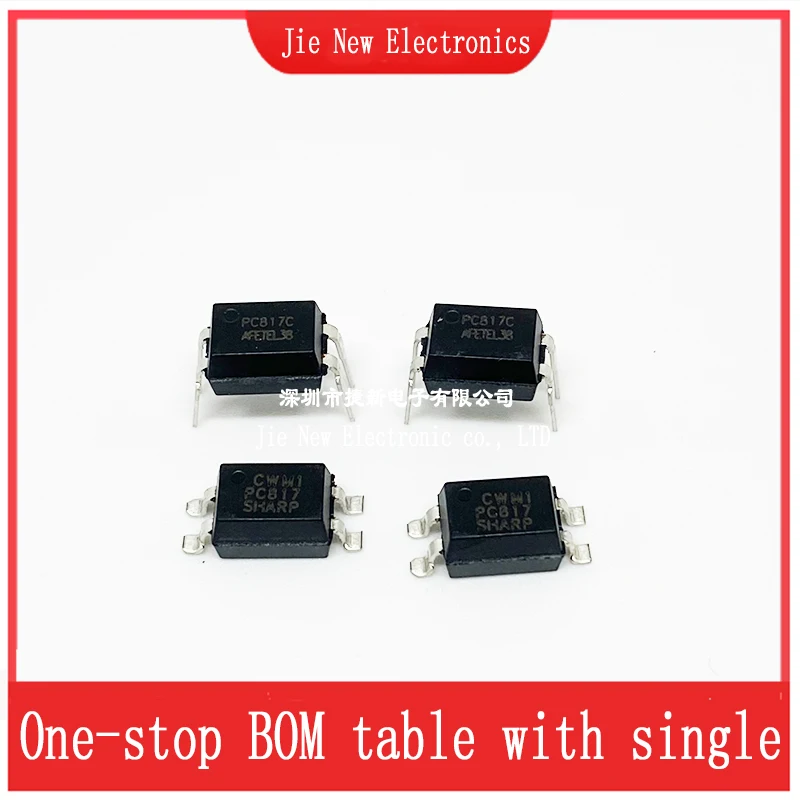 50PCS The light coupling 817 PC817 BPC817 EL817 PS817 DIP4 SOP4 New home furnishings