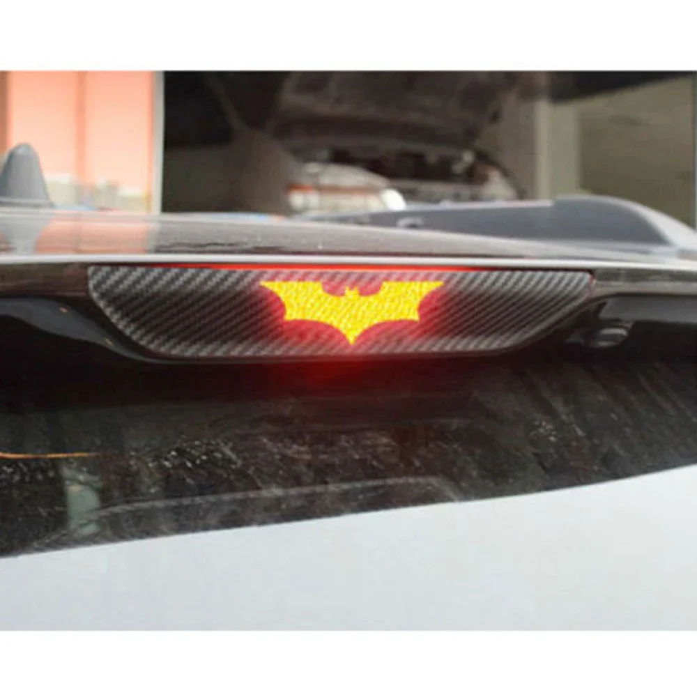 

Автомобильная 3D наклейка из углеродного волокна 3 шт./компл. 28 см X 22,8 см, стоп светильник, наклейка, автомобильные аксессуары, водонепроницаемый автомобильный Декор