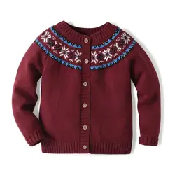 Clibeso 2024 Autumn Design Baby Boys Girls Sweater Kids Knitted Cardigan Boy Girl Knitting Outwear Children Knit Top