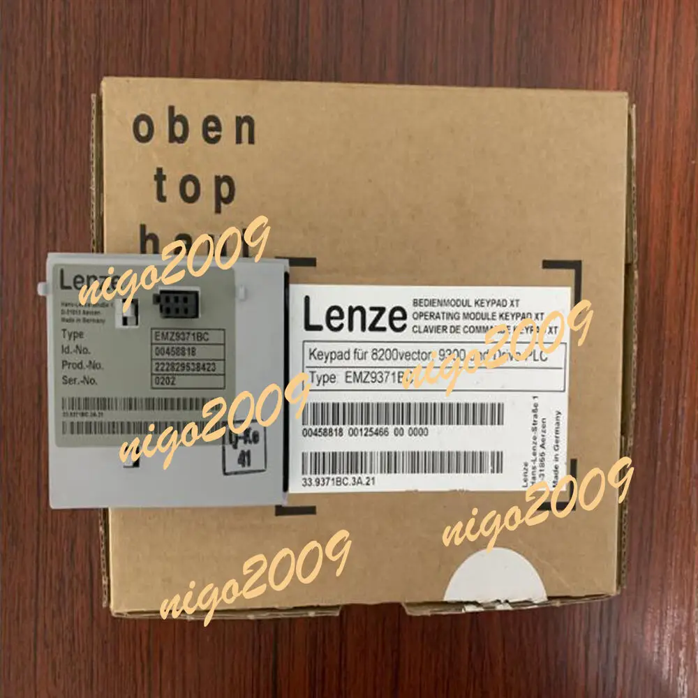 Inversor Lenze original na caixa, painel de controle, DHL, Fedex, EMZ9371BC, 9300, 1Pc