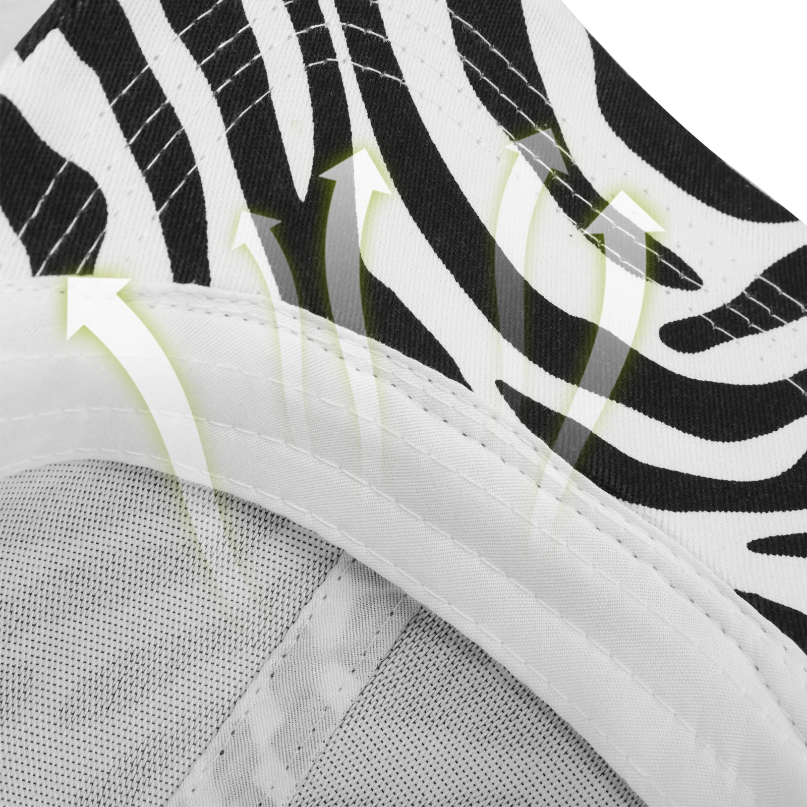 

Sun Protection Baseball Cap Lightweight Uv Blocking Outdoor Cow-Stripe Design For Men Women Unisex Leisure Peak Hat Casual