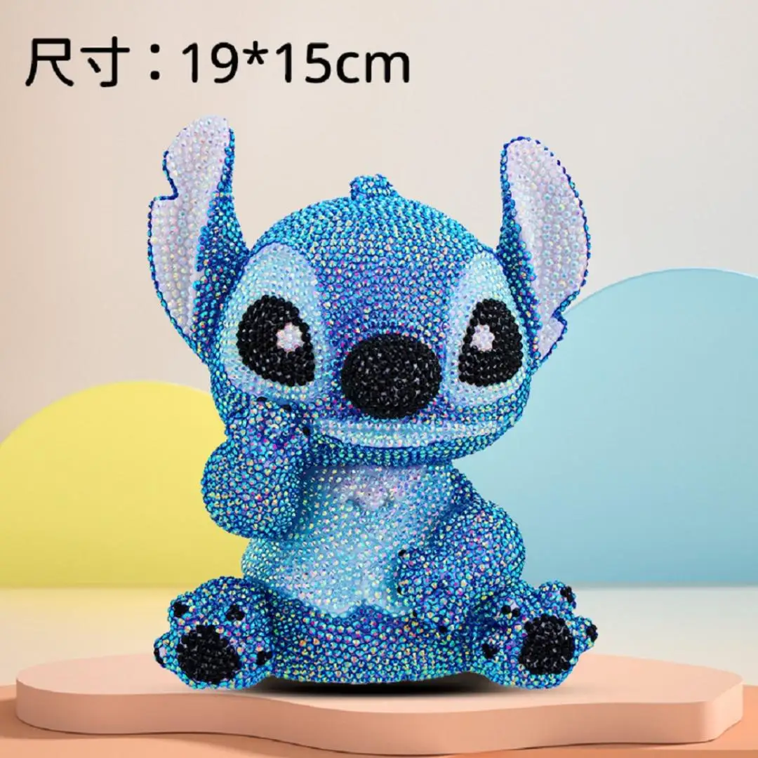 DIY Skarbonka Dziecięca Rękodzieło Wiercenie Punktowe Duża Skarbonka Ozdoby Naklejki Diamentowy Obraz Winyl Lalka Zabawki dla Dzieci