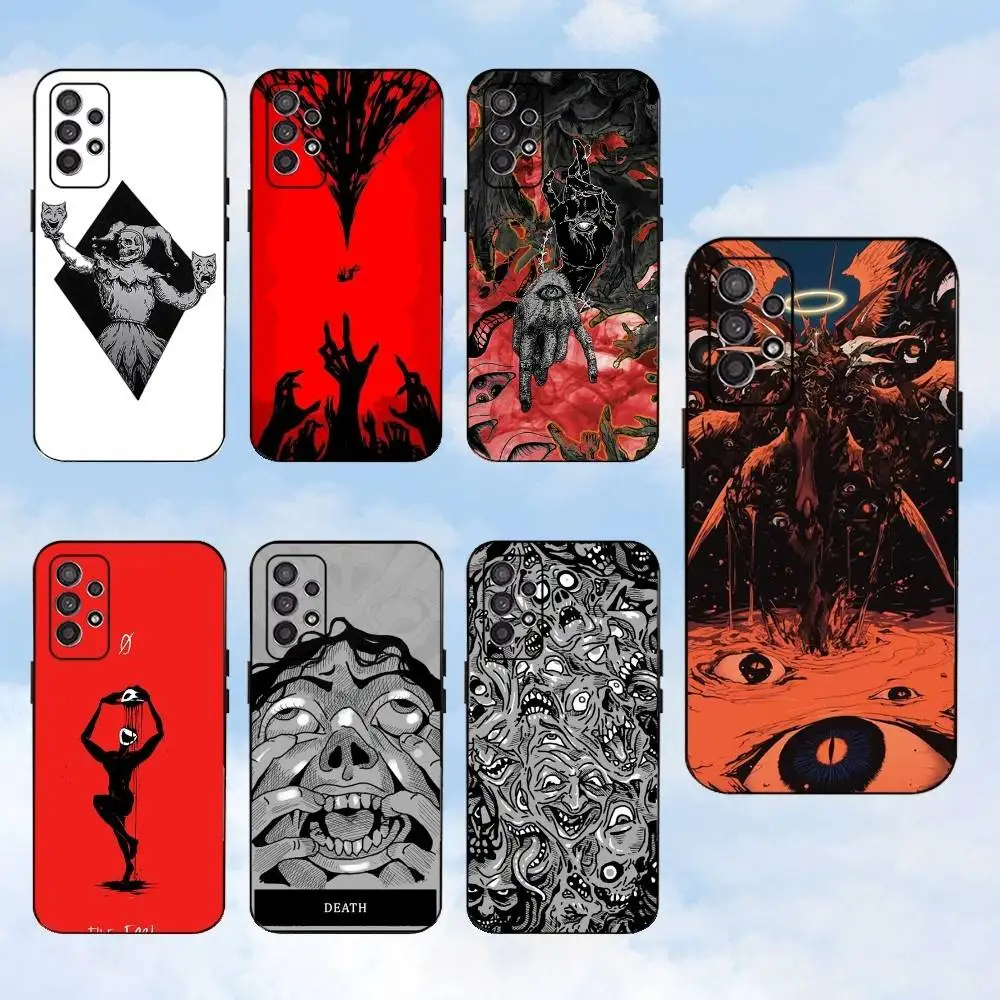 

Чехол для телефона Phasmophobia Art для Samsung S25, S24, S23, S22, S21, S20, S10, Ultra, Plus, Lite, FE, мягкий силиконовый черный чехол