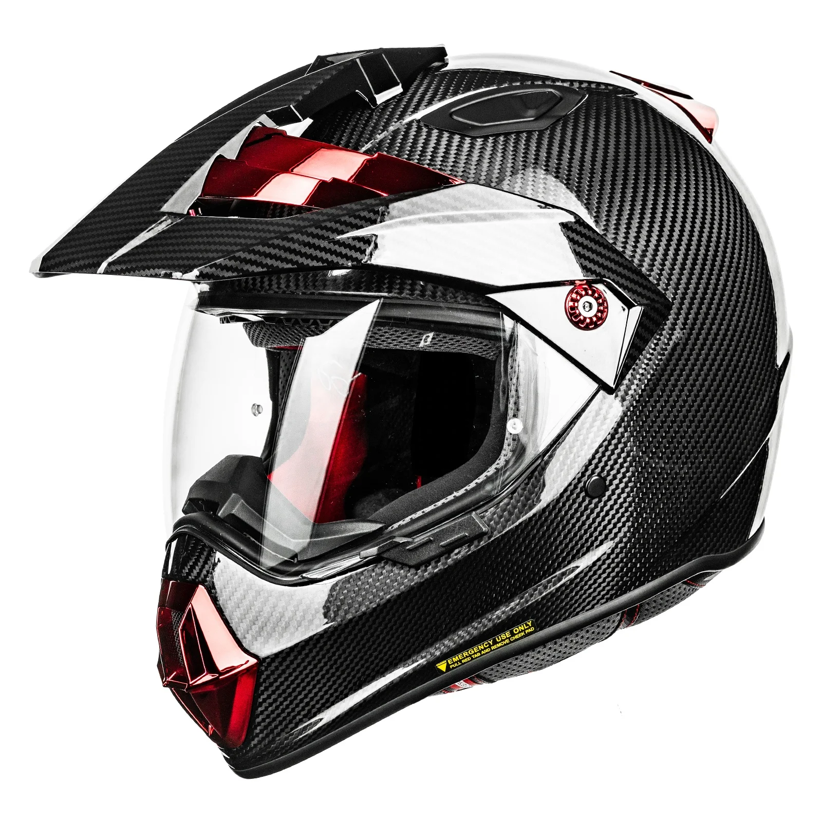 

New Arrival ILM Carbon Fibre Snell M2020D Full Face Motorcycle Adventure Helmet Auto Car Dual Sport Off-Road Helmet Model L13