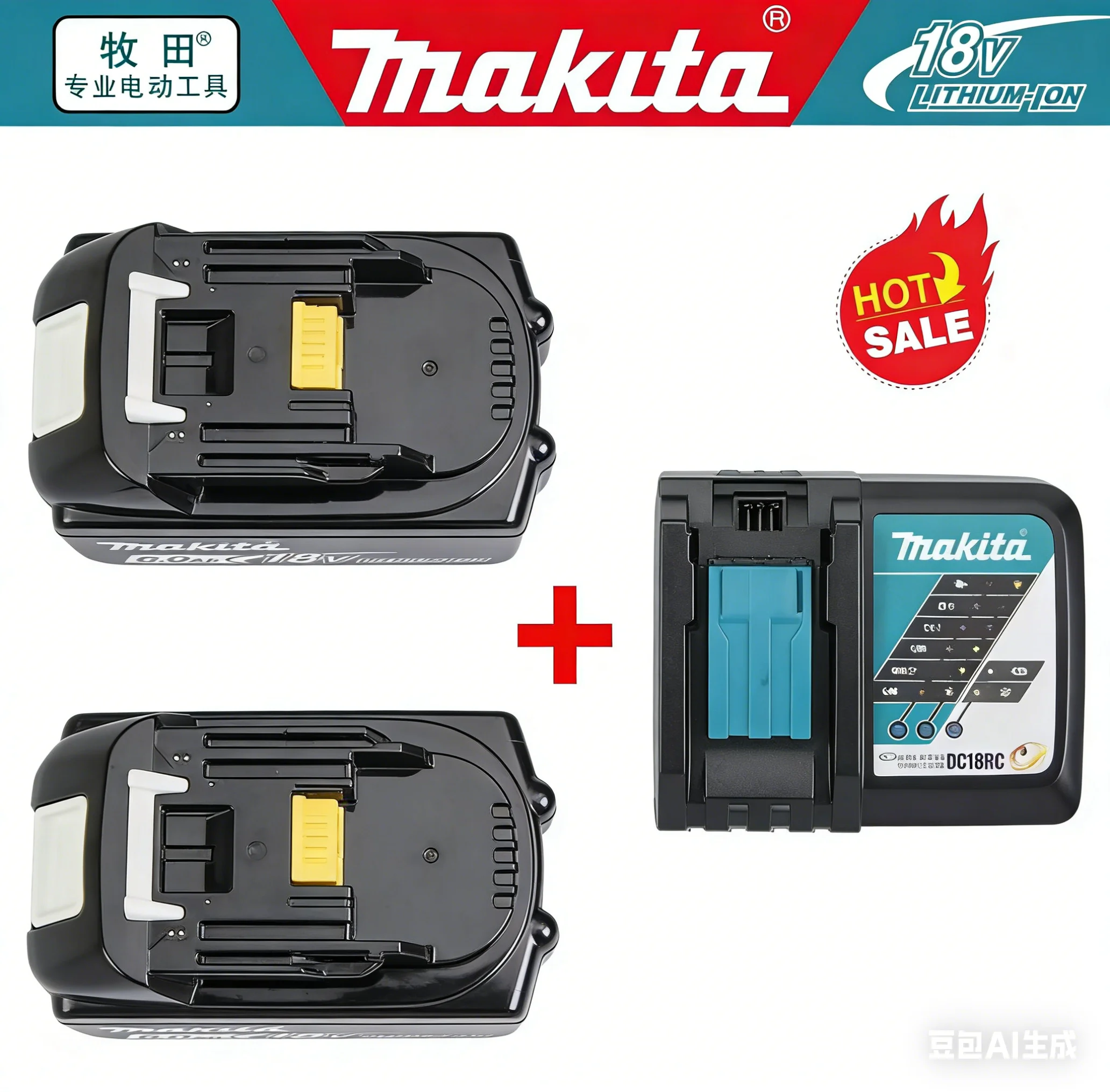 

Makita original rechargeable lithium battery, BL1840BL1830B BL1830B BL1830B BL1830B Makita 9Ah, 6Ah, 18V power tool battery