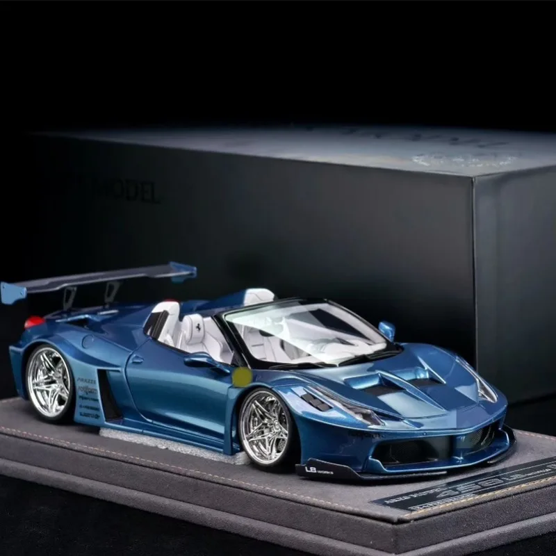 ARES 1/18 458 GT Spider LB Resin Toy Motor Vehicle Diecast Metal Model Gifts
