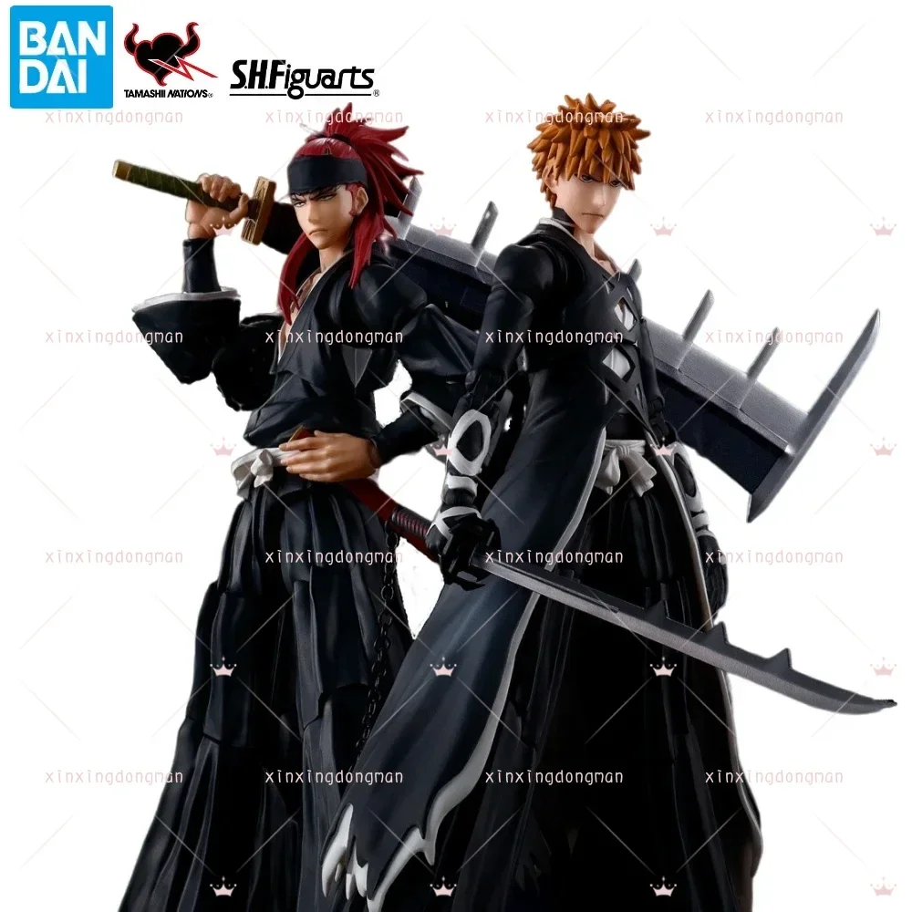 Bandai S.H.Figuarts Shf Bleach Ichigo Kurosaki Tensa Zangetsu Renji Abarai Byakuya Kuchiki figura de acción juguete para regalo