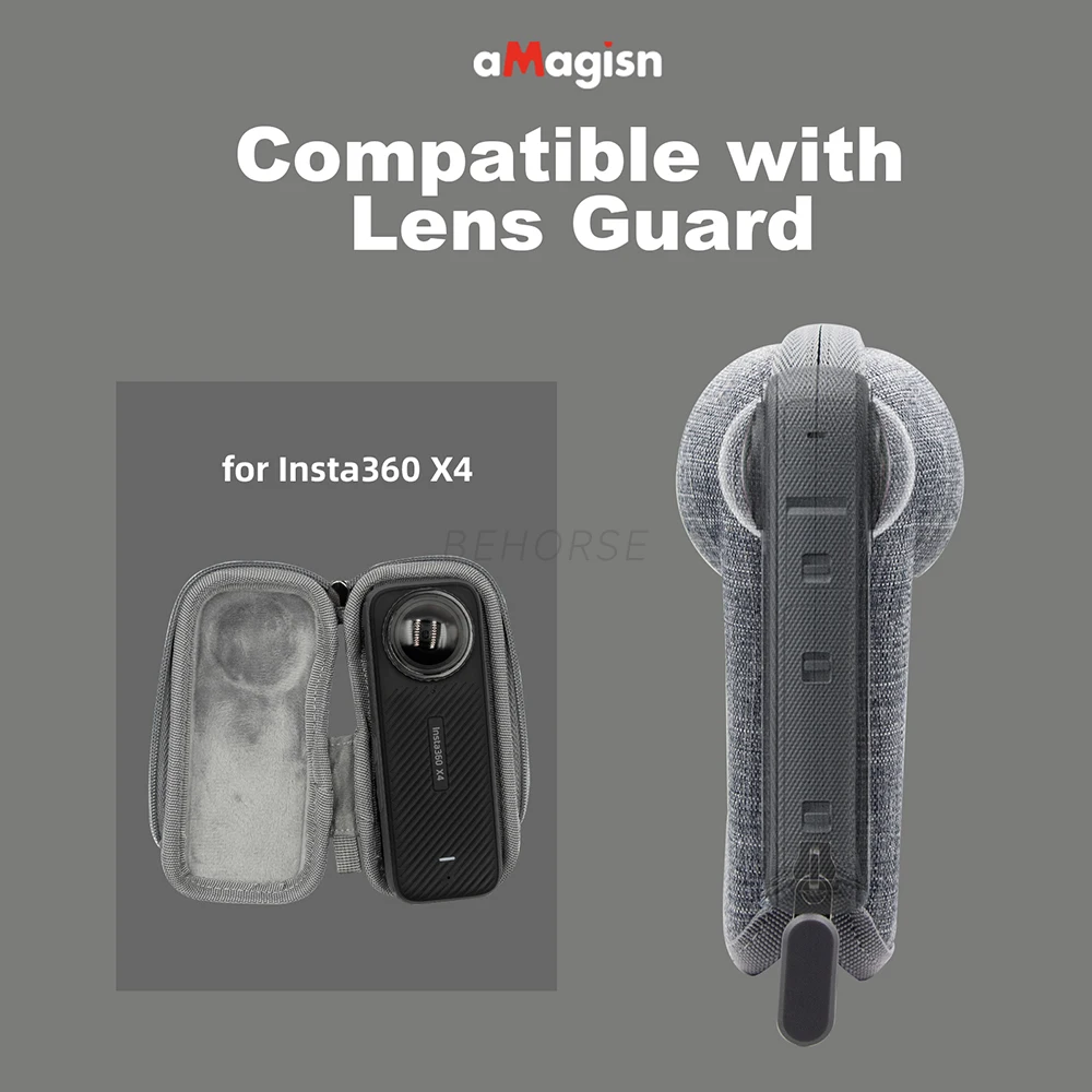 حقيبة كاميرا صغيرة إيفا ل Insta360 X4 ، حقيبة تخزين الجسم المحمولة ، حقيبة حماية ، ملحقات الكاميرا الرياضية