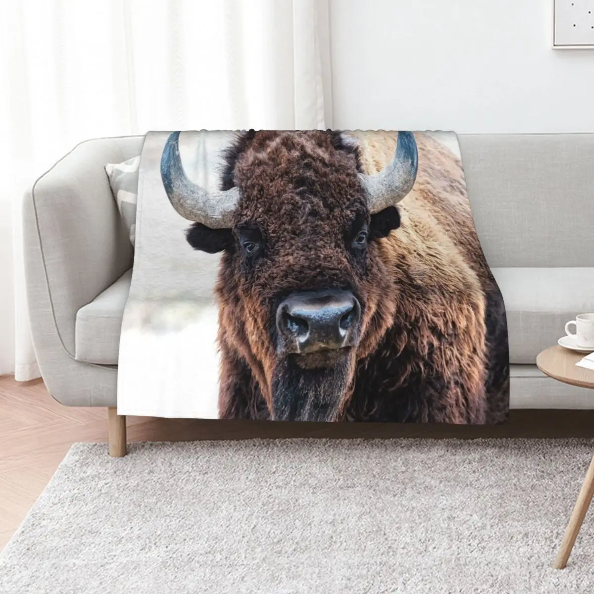 American Bison - A Living National Treasure Throw Blanket manga Beach Plaid on the sofa for winter Tourist Summer Blankets