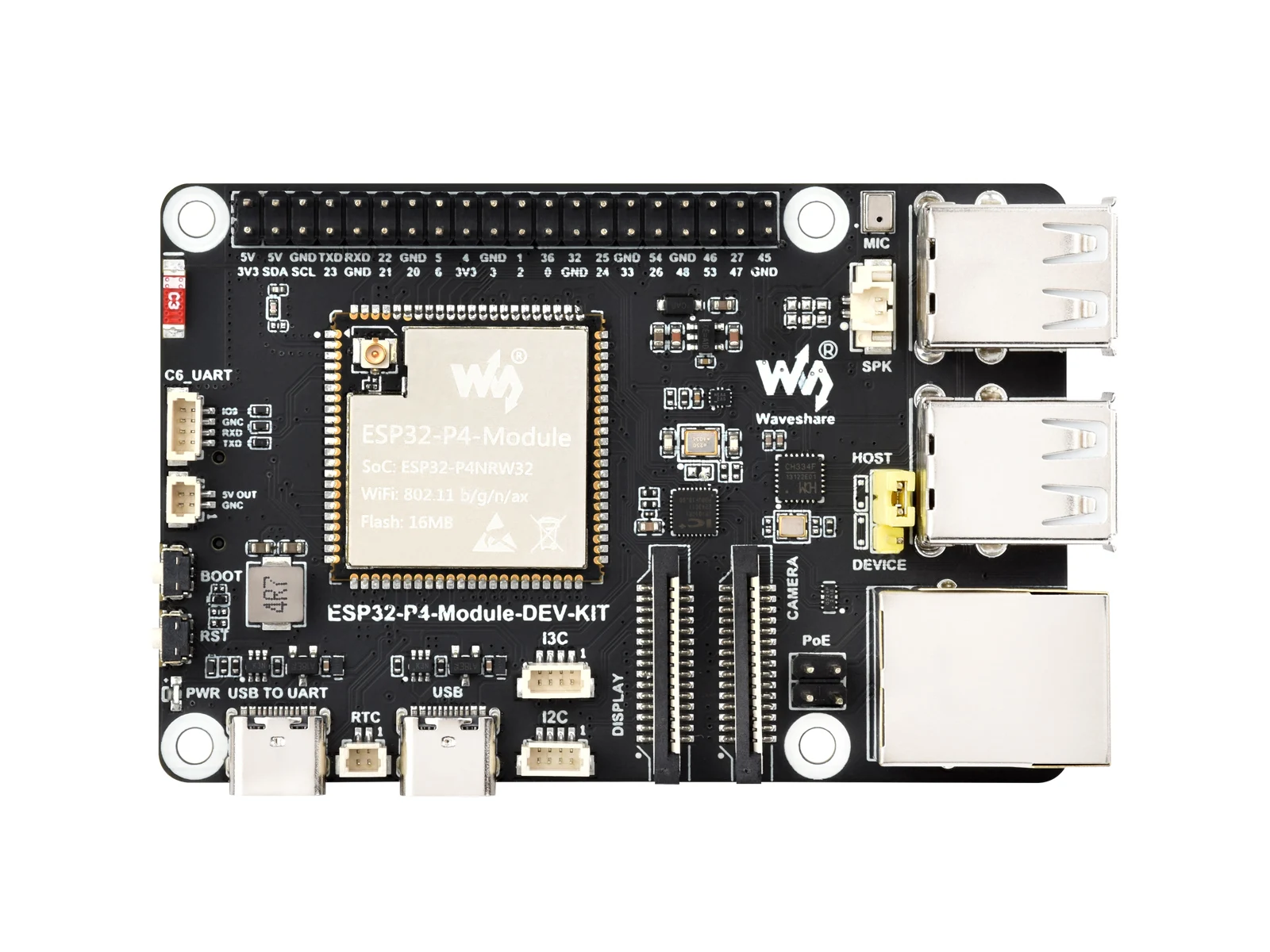ESP32-P4-Module High-performance Development Board, Based On ESP32-P4 And ESP32-C6, Supports Wi-Fi 6 And Bluetooth 5/BLE
