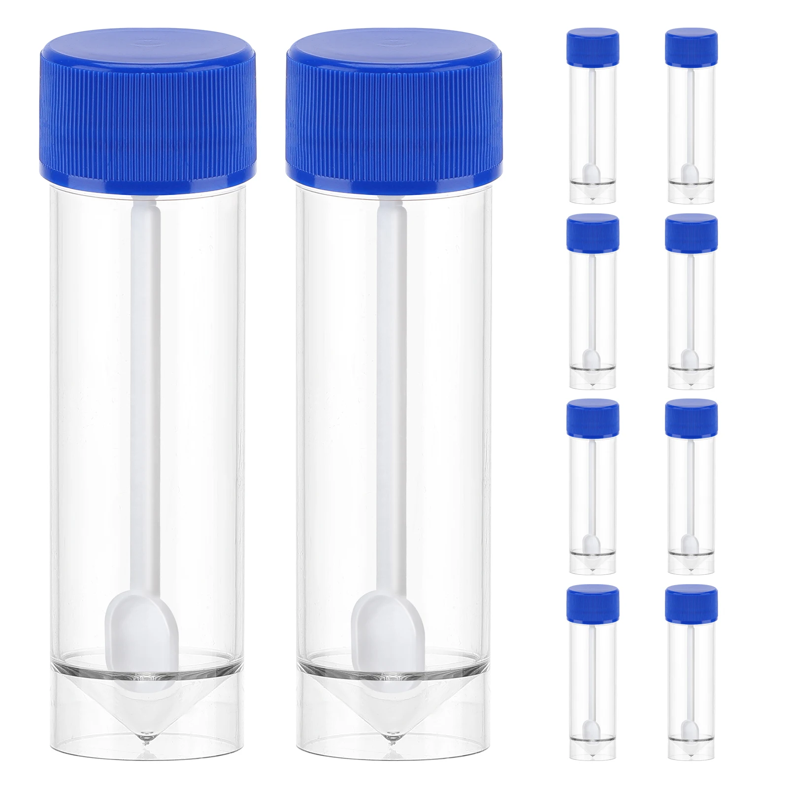 

10Pcs 25-30ml Stool Cups Firm Plastic Specimen Containers for Pathology Histology Cytology Reagent Filling Samples