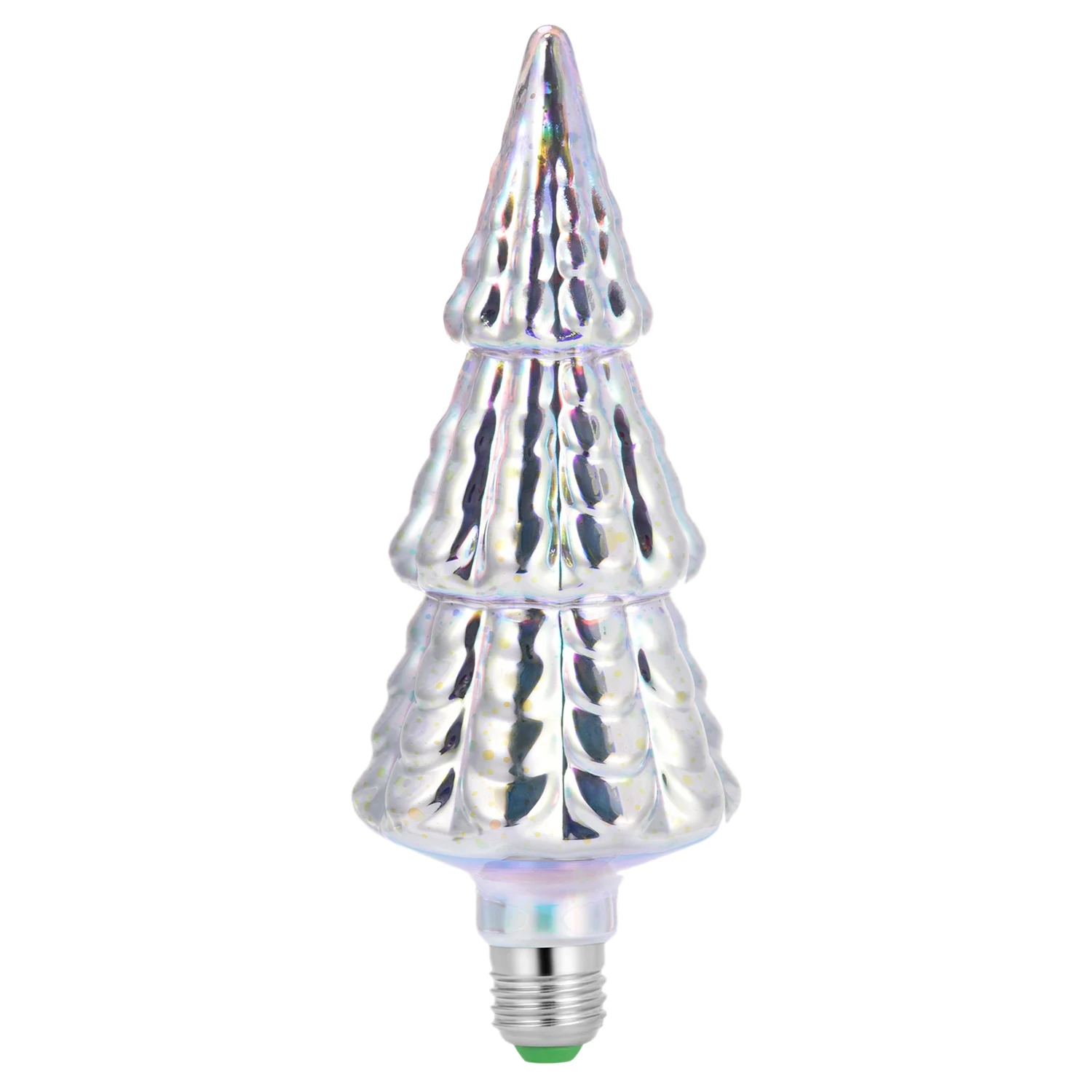 Vintage Starry LED Bulbs Christmas Tree Shape Decorative Firework LED Bulbs 6W E27 LED Bulbs for Home Bar Bedroom