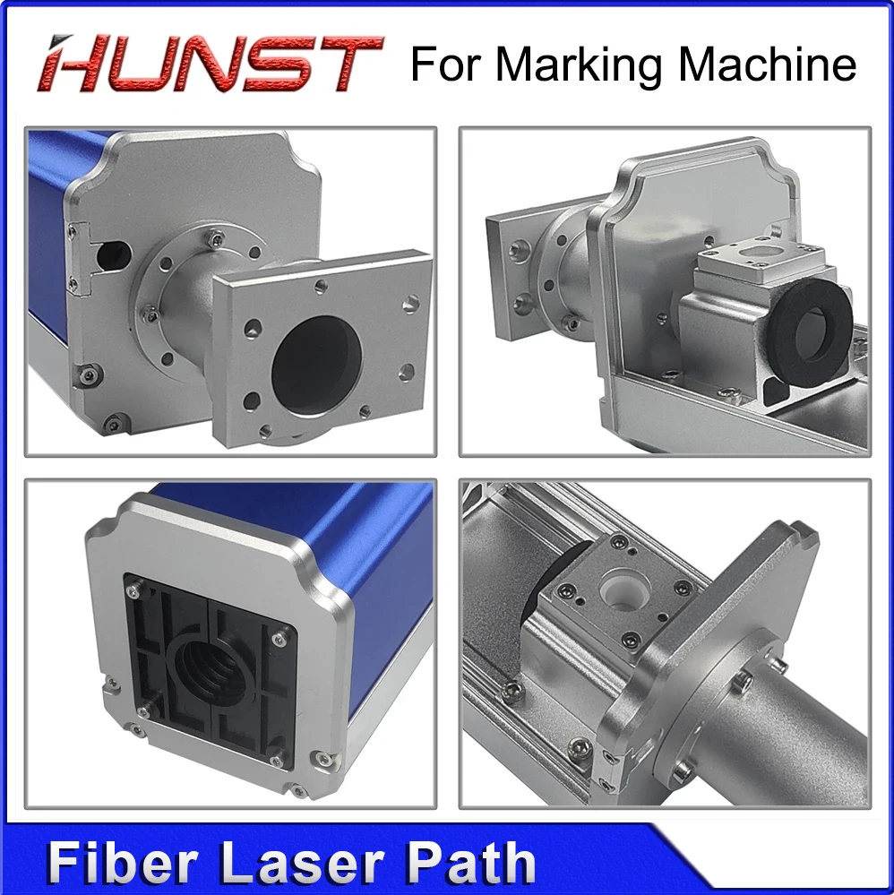HUNST 파이버 레이저 경로 블루 표준 경로 하우징, Rayucs MAX JPT 인터페이스, 레이저 마킹 및 타각기