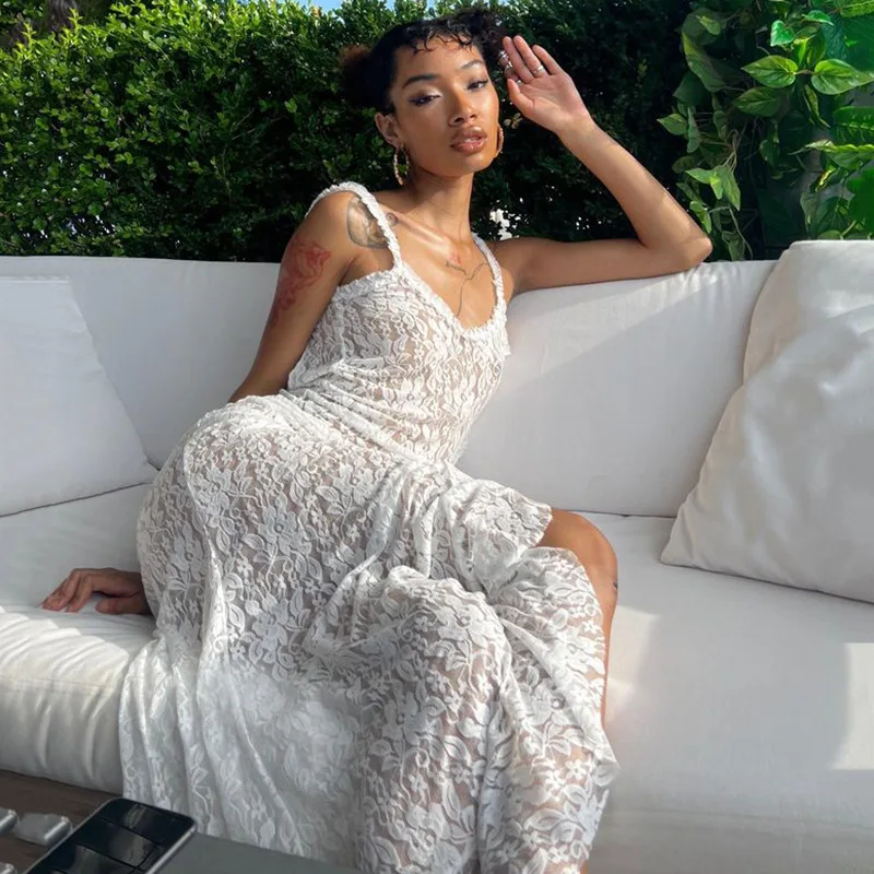 Bodycon Dresses Tight Fit Woman Ruffle Sleeve Frilled Decorated Feminine Pretty Detail Pearl Gathered Edge Wavy Trim Frill Added