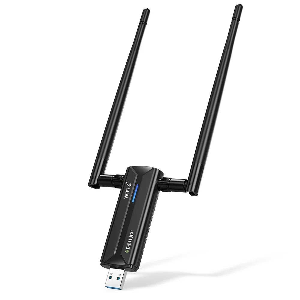 

EDUP 5400Mbps Wifi6E card dual band WiFi adapter EP-AX1671 network interface card high performance wireless dongle