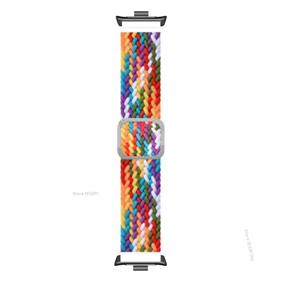 สายรัดไนลอนสำหรับ redmi Watch 4นาฬิกาสมาร์ทวอชสายถักสำหรับ Xiaomi Mi band 8 Pro