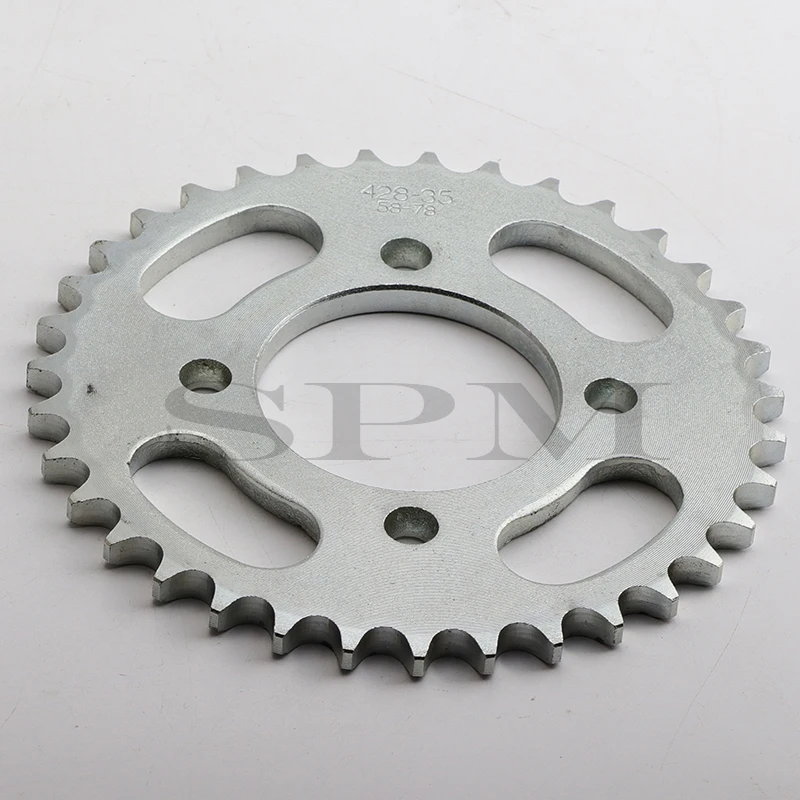 428 35 tooth 35T 58MM Rear Chain Sprocket For ATV Quad Pit Dirt Bike Buggy Go Kart Motorcycle Motor Parts 428-35T
