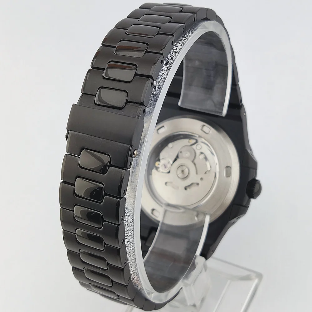 Astral NH35 WATCH 43MM luxury NH35 Movement Automatic Mechanical Men's Watch Sapphire Crystal Date Stainless Steel Strap