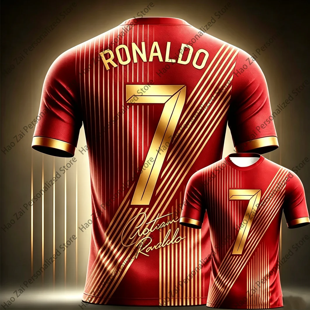 2026 Cristiano Ronaldo No. 7 Special Edition Jersey T-Shirt—Kids'/Adult Outdoor Training Quick-Dry Shirt National Flag Colors view 3