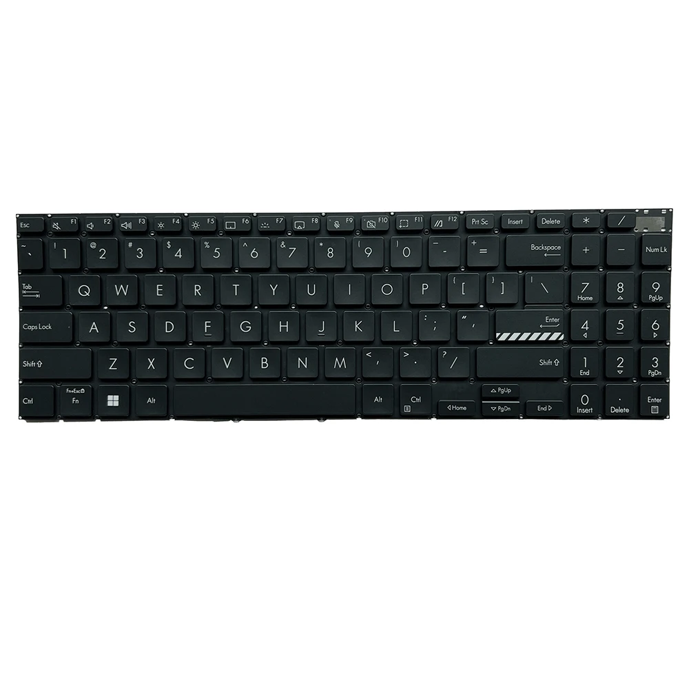 Imagem -03 - Teclado Eua Rússia para Asus Vivobook X3500 M3500q M3500qa M3500qc D3500 X3500p X3500pa X3500pc ru