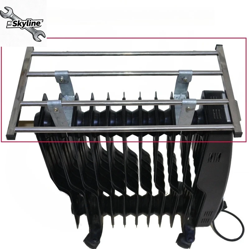 Electric heater drying rack drying bracket heater radiator oil tint stainless steel dry clothes rack hanger 50*30cm