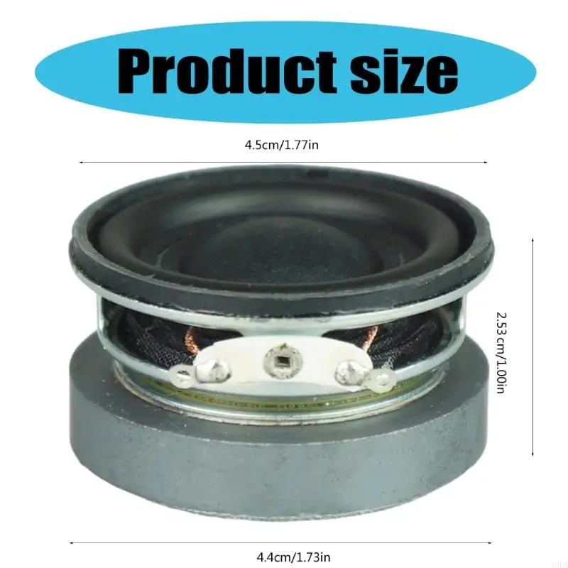 Y88B 45mm Sừng loa từ đặt còi tần số đầy đủ 5W 8W 4Ω loa 2pcs