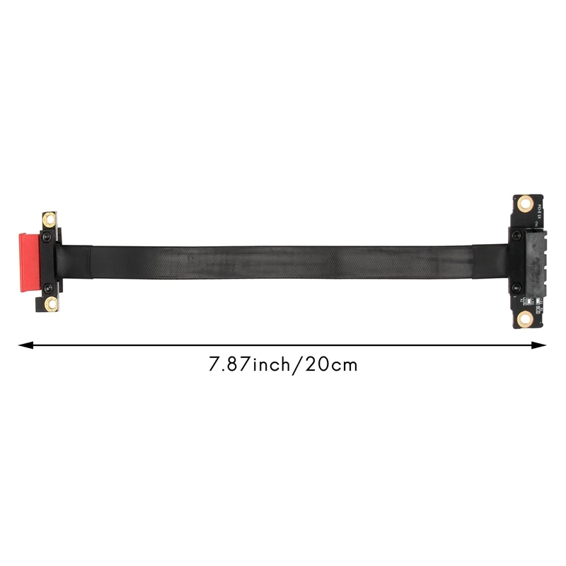 익스텐션 케이블 라이저 카드 컨버터 익스텐더 리본 어댑터, Pci-E X1, 금도금, Pci-E 익스프레스 1X-1X 슬롯, 90 도