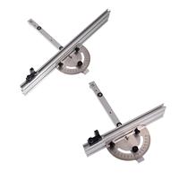 Precision Miter Gauge, Aluminum Table Saw Miter Gauge with 60 Degree Angled Ends, Miter Saw Fence