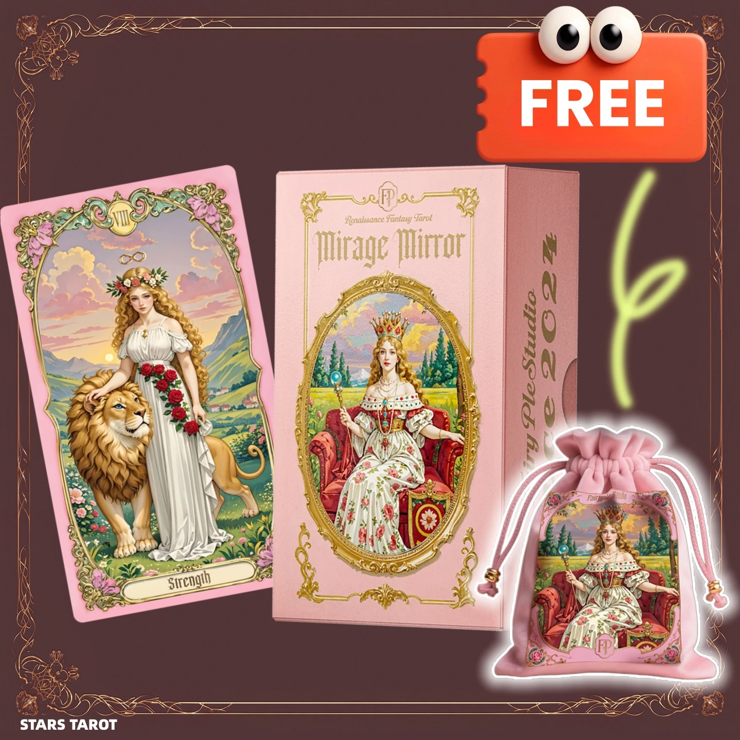 renaissance-fantasy-tarot-cards-12x7-vintage-art-divination-oracle-board-game-magic-accessories-fortune-telling-english-edition