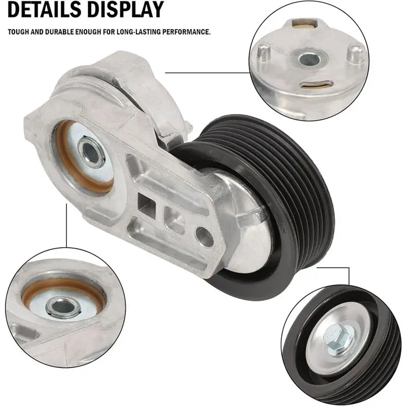 Simple For Dodge Ram 1500 2500 3500 2003-2008 38382 Drive Belt Tensioner Pulley Assembly Kit Part Numbers 53032130AA 53032130AC