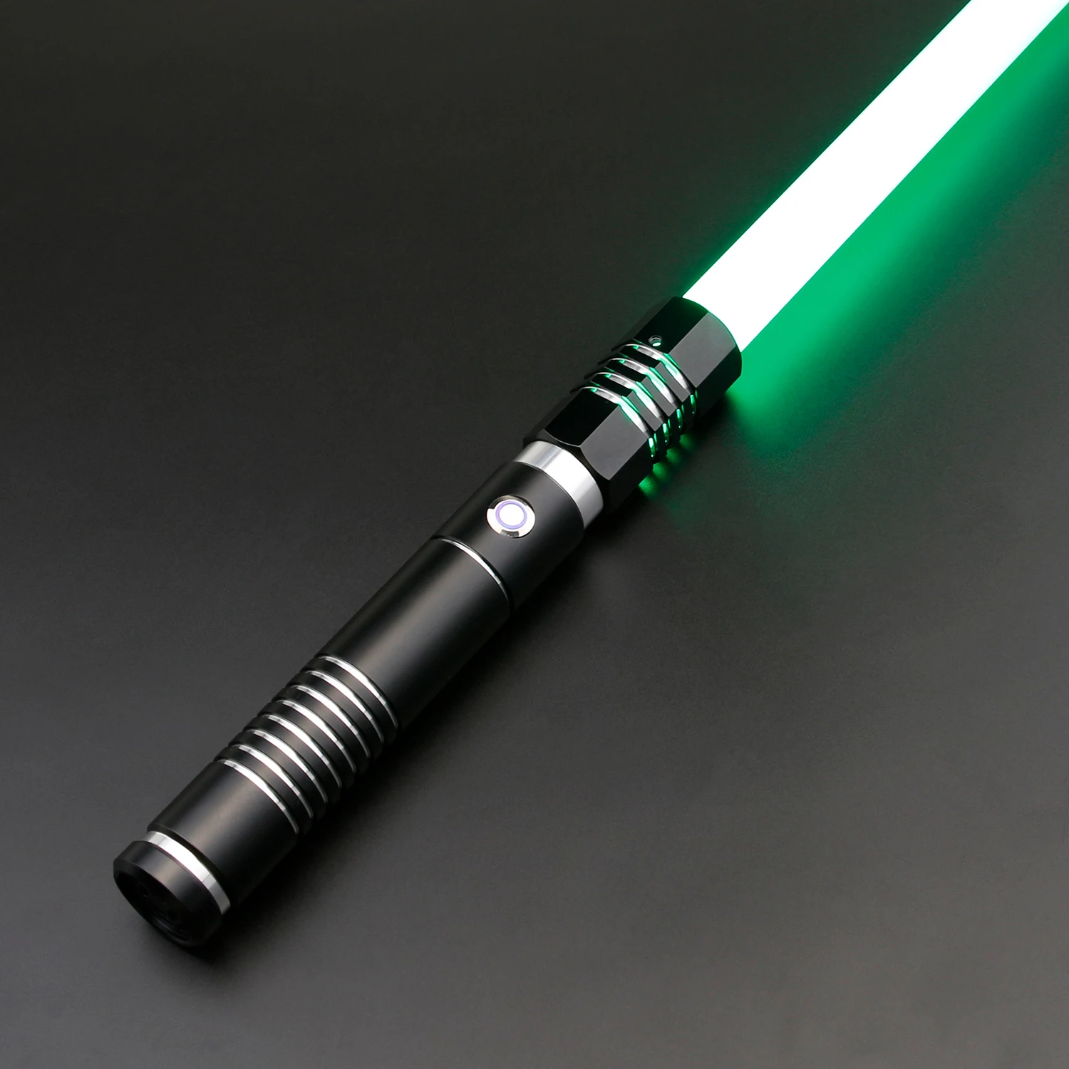 TXQSABER E24 Sable de luz espada láser de duelo pesado oscilación suave mango de Metal tarjeta SD espada jedi Bluetooth 12 colores foc dueling