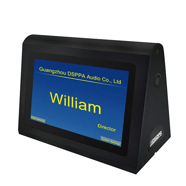 LCD Two-sided Electronic Desk Name Tablet with Microphone