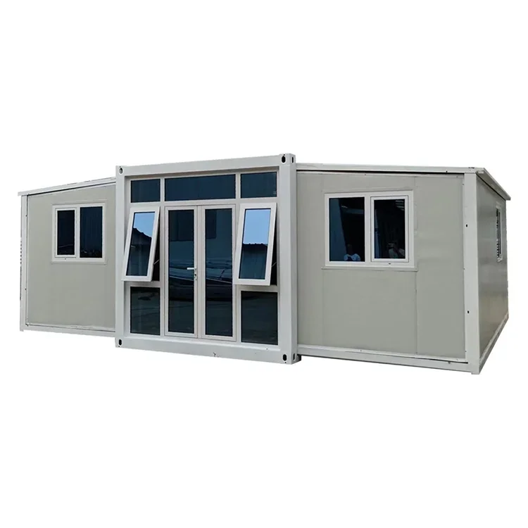 Custom Prefab 40ft Tiny Living Expandable Folding Moving House Prefabricated Mobile Foldable Extendable Container Home