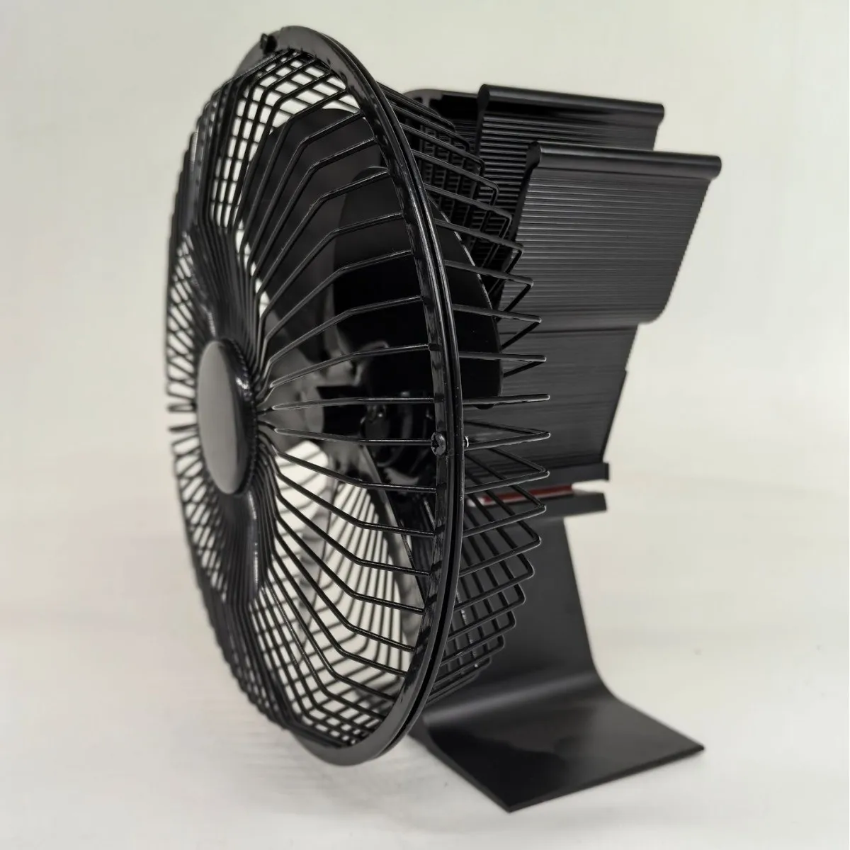 Thermal Power Fireplace Fan Self-starting Five-leaf Ecological Fireplace Black Wood Heater