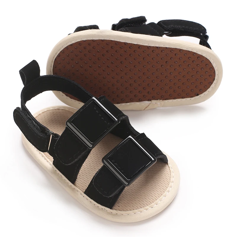 여아 여름 샌들, 리본이 달린 캐주얼 솔리드 컬러 프린세스 플랫 바닥, 노출된 발가락 로우 컷, 솔리드 컬러 소재, 미끄럼 방지 봇