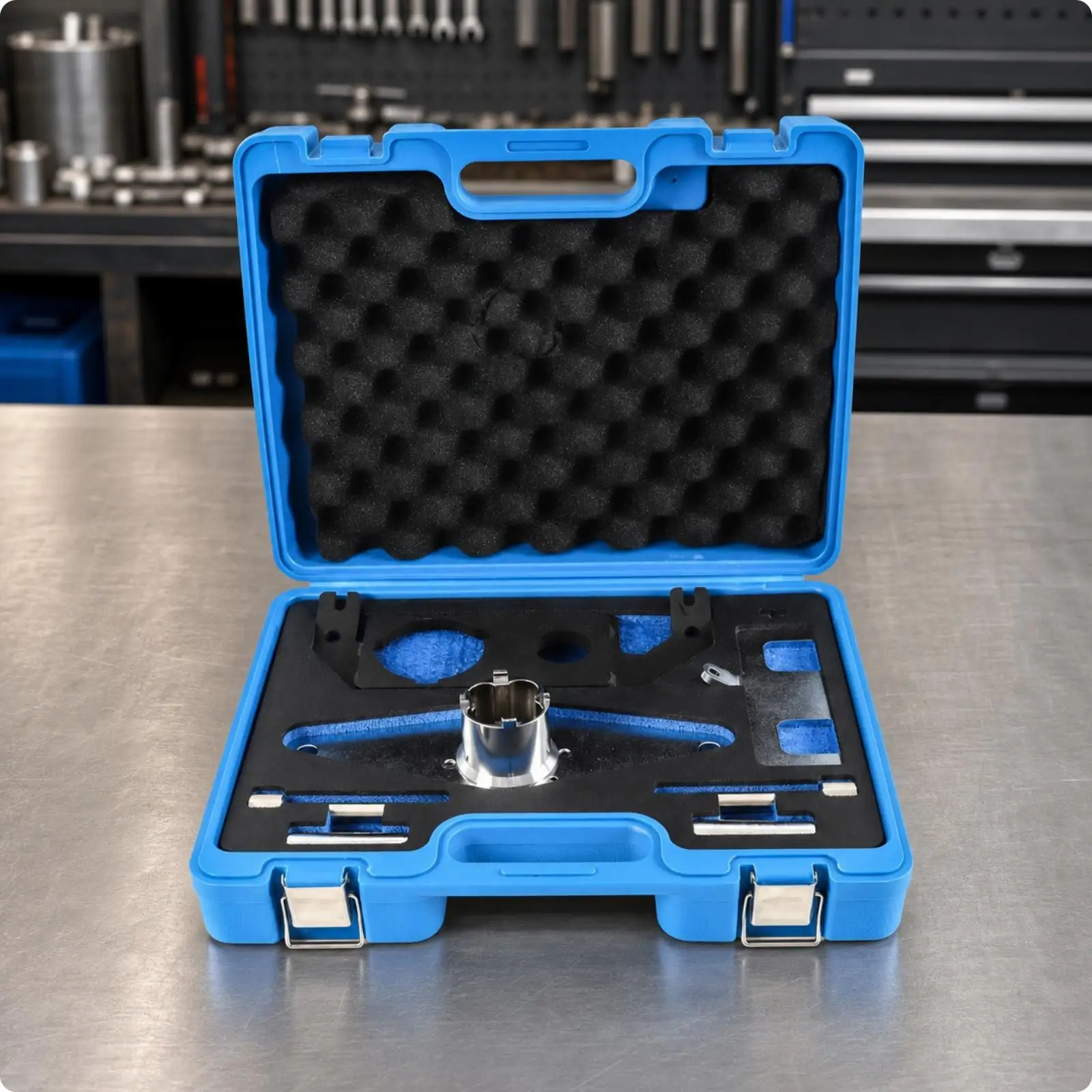 2.0L Engine Timing Tool Kit Automotive Brand Evoque Timing Tool Kit Carbon Steel for Automotive Technicians, Mechanics, Workshop