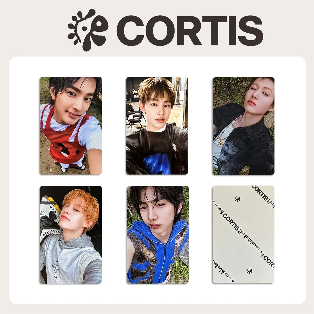 Kpop CORTIS New Album Selfie Lomo Cards List Keonho Seonghyeon